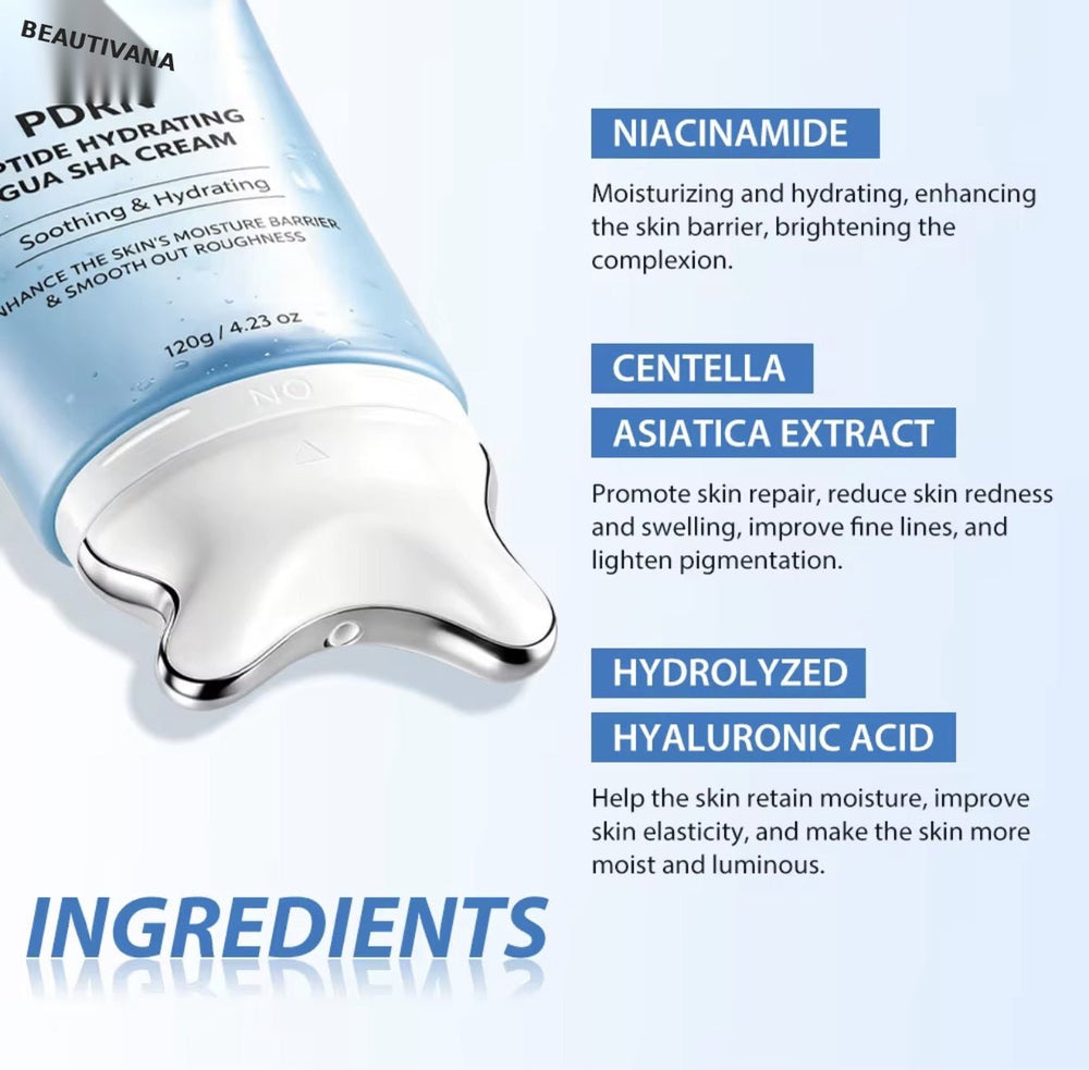 Beautivana PDRN Peptide Hydrating Gua Sha Cream - Beautivana