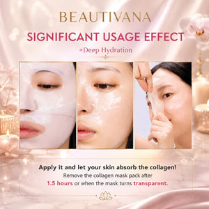 Beautivana PDRN Pink Collagen Gel Mask – 4-Pack - Beautivana