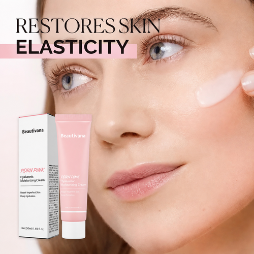 Beautivana PDRN Pink Hyaluronic Moisturizing Cream application