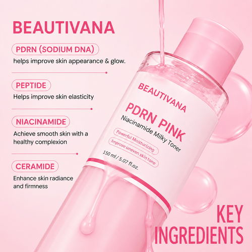 PDRN Pink Milky Hydrating Toner skincare image
