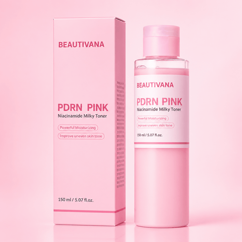 Beautivana PDRN Pink Milky Toner packaging