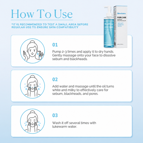 Beautivana Pore Care Cleansing Oil skincare image