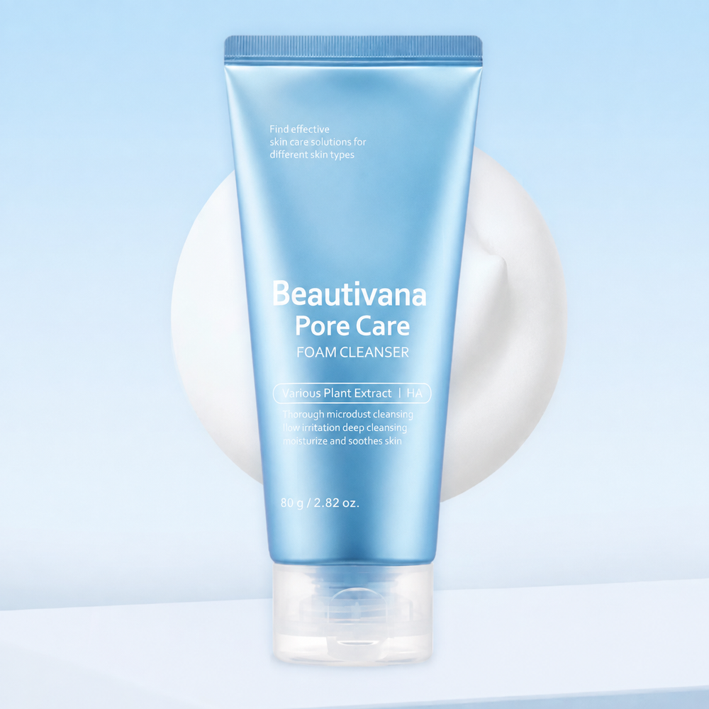 Beautivana Pore Care Foam Cleanser for Oily Skin
