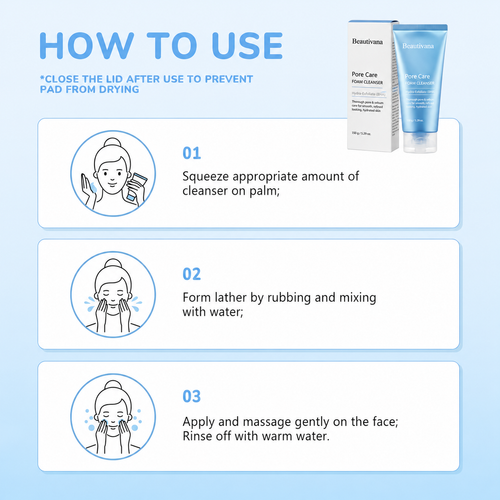 Beautivana Pore Care foaming cleanser image