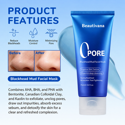 Beautivana clay face mask product image