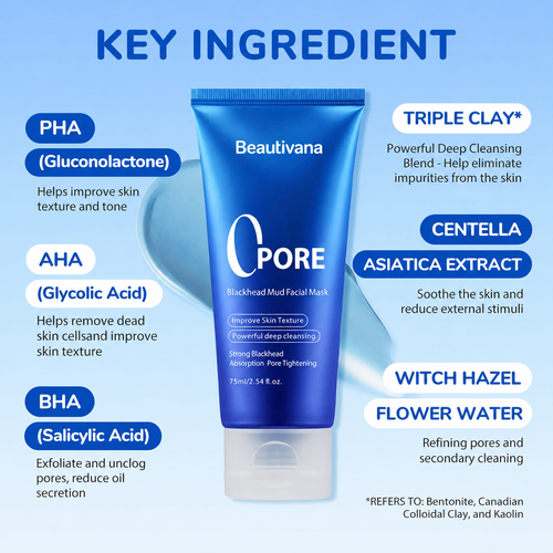 Beautivana mud mask skincare image