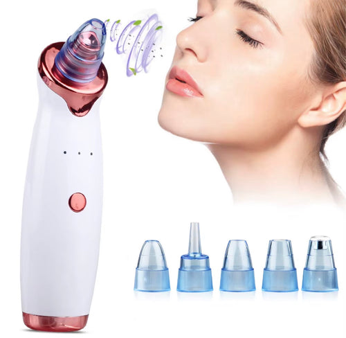 Beautivana pore vacuum used for at-home facial pore care