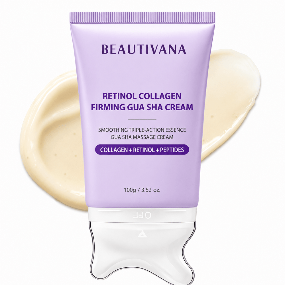 Beautivana Retinol Collagen Gua Sha Cream for face and neck