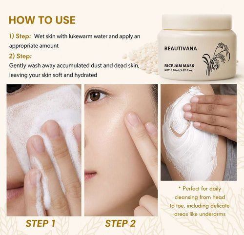 Beautivana Rice Hydrating Face Mask - Beautivana