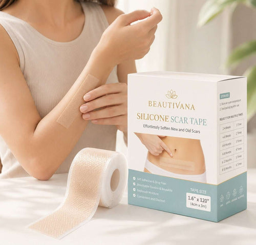 BEAUTIVANA Silicone Skin Tape – Flexible Skin Care Strips - Beautivana