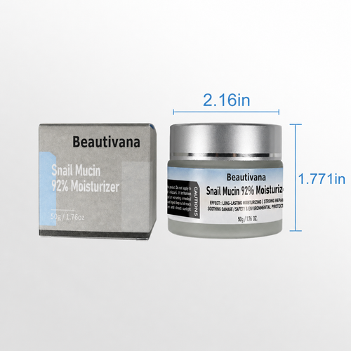 Beautivana Snail Mucin 92% Moisturizer 1.76 oz