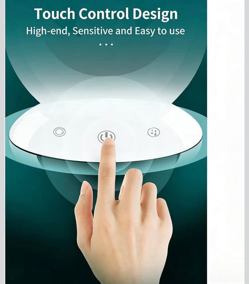 Sensitive touch-control panel on facial machine