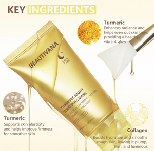 Beautivana Turmeric Night Wrapping Mask key ingredients