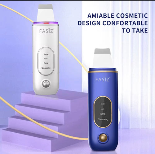 Portable ultrasonic ion facial scrubber design