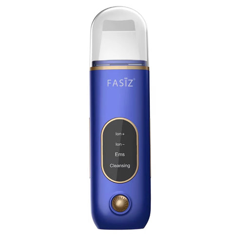 Ultrasonic ion skin scrubber facial cleansing device