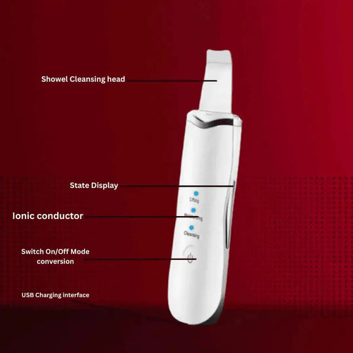 Beautivana Ultrasonic Skin Scrubber with EMS – Deep Clean & Lift - Beautivana