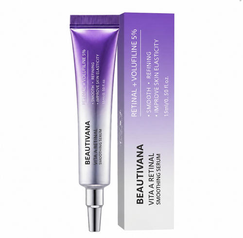 Beautivana Vita A Retinal Smoothing Serum tube and box
