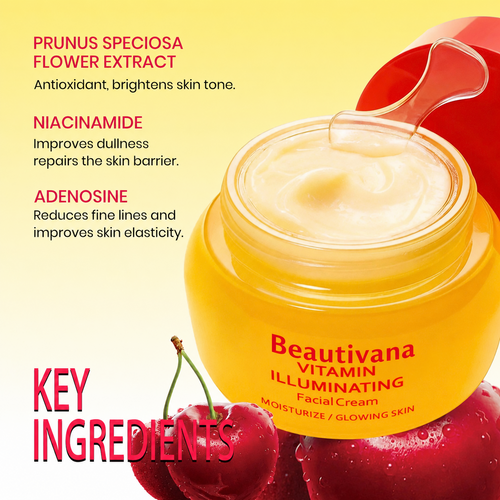 Beautivana Vitamin Illuminating Facial Cream key ingredients