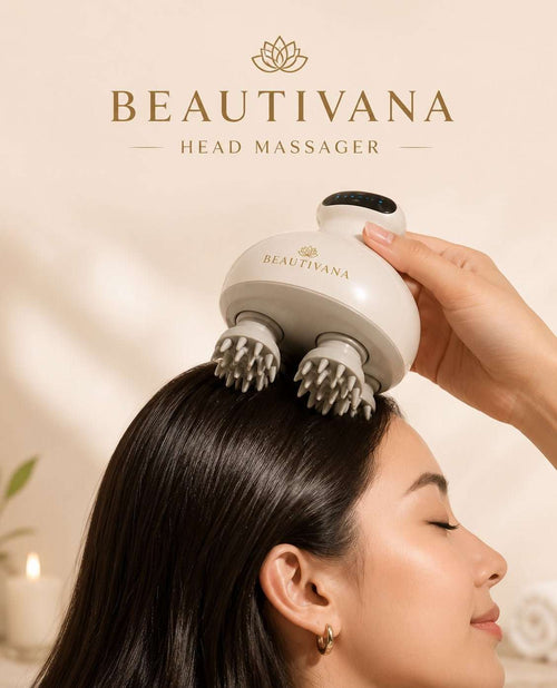 Beautivana Waterproof Electric Scalp Massager with Oil Applicator - Beautivana