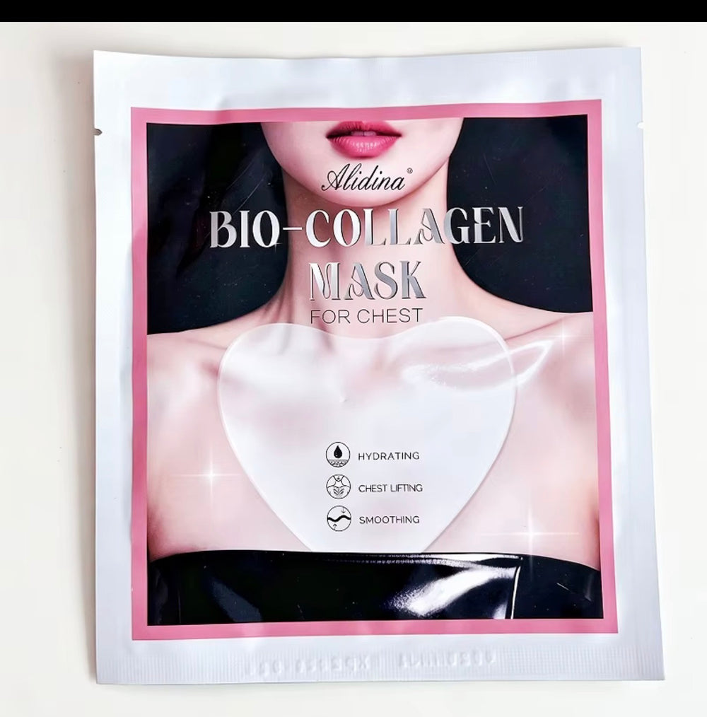 Beautivana bio-collagen hydrogel chest mask package
