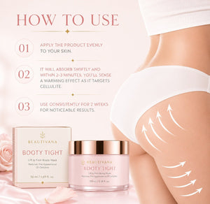 Booty - Tight Booty Mask - Lift, Firm & Hydrate Your Skin - Beautivana