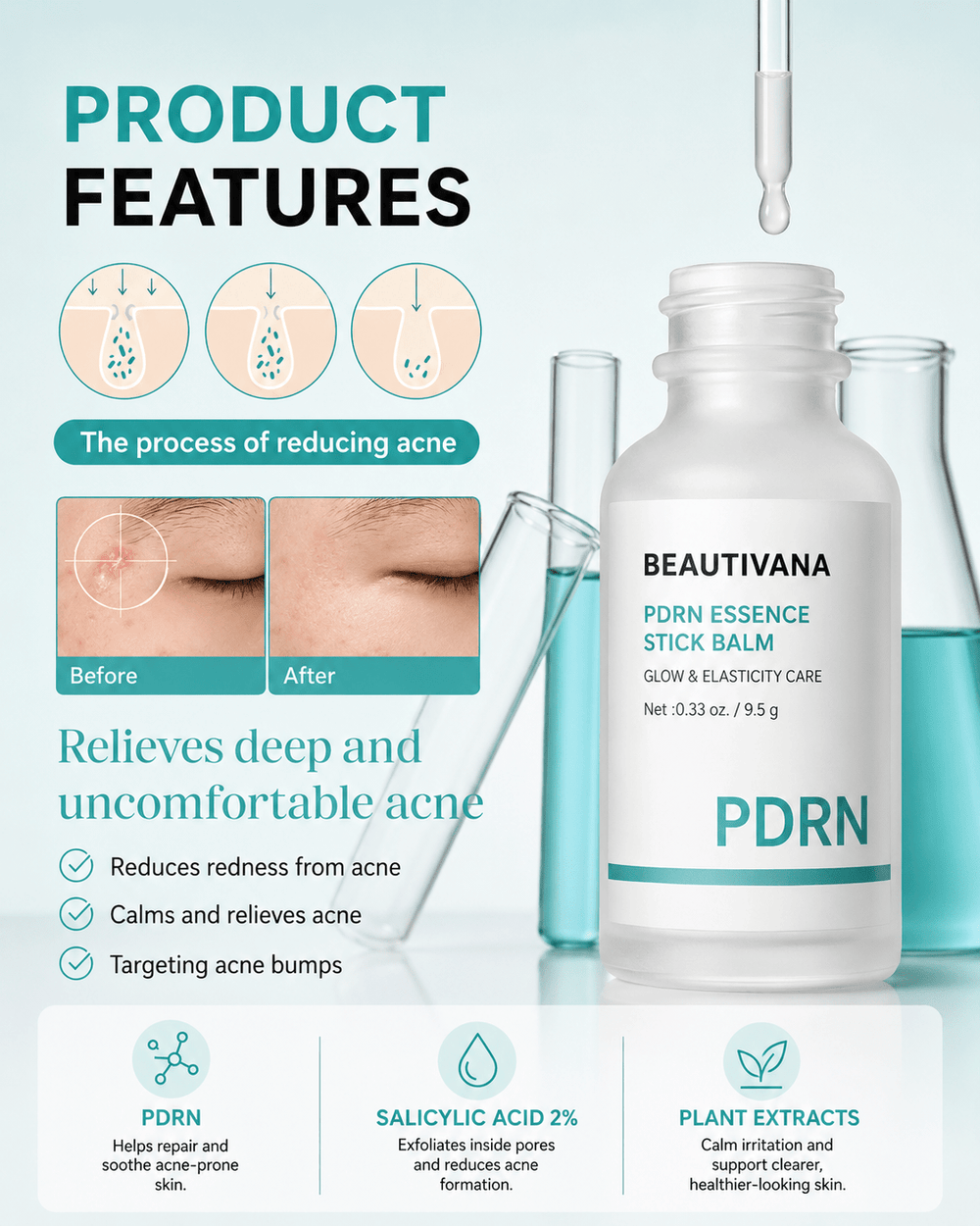 Clarifying Pore Care Facial Serum - Beautivana