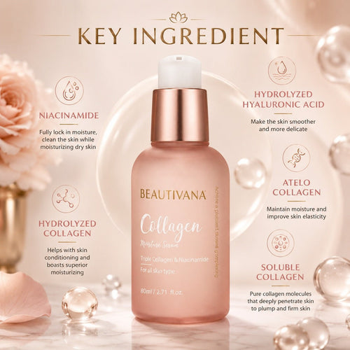 Collagen Moisture Serum with niacinamide - Beautivana