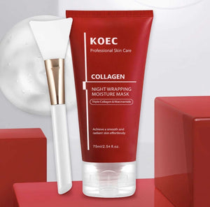 Collagen Night Mask with Brush - Beautivana