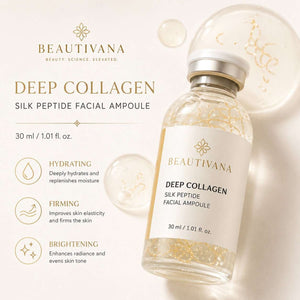 Collagen Silk Peptide Hydrating Facial Ampoule - Beautivana