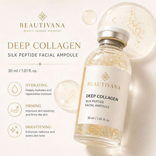 Collagen Silk Peptide Hydrating Facial Ampoule - Beautivana
