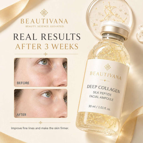 Collagen Silk Peptide Hydrating Facial Ampoule - Beautivana