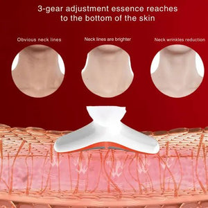 EMS Neck Lifting Device with Red Light Therapy – Firm & Smooth Skin - Beautivana