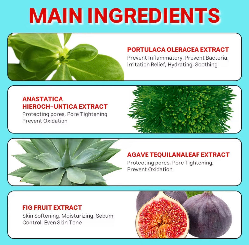 Featured botanical ingredients in exfoliating body peeling pad