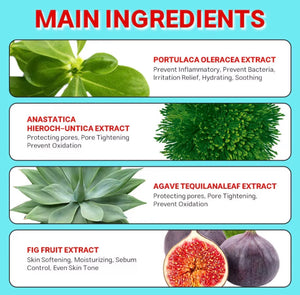 Featured botanical ingredients in exfoliating body peeling pad