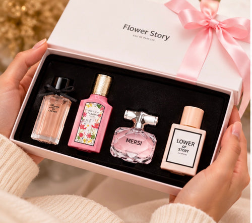Flower Story four piece perfume gift set