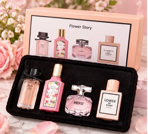 Flower Story four piece perfume gift set