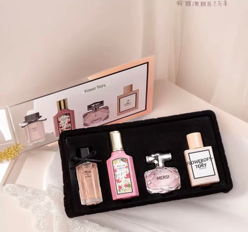Flower Story four piece perfume gift set