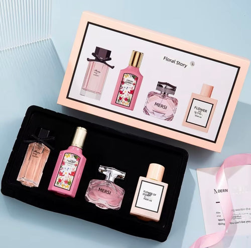 Flower Story four piece perfume gift set