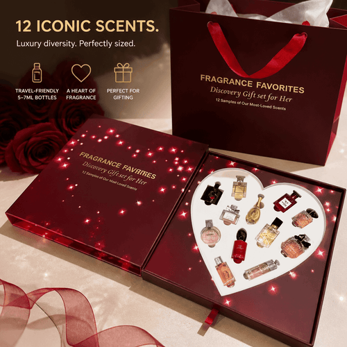Fragrance Favorites Mini Perfume Set – 12 Piece Collection - Beautivana