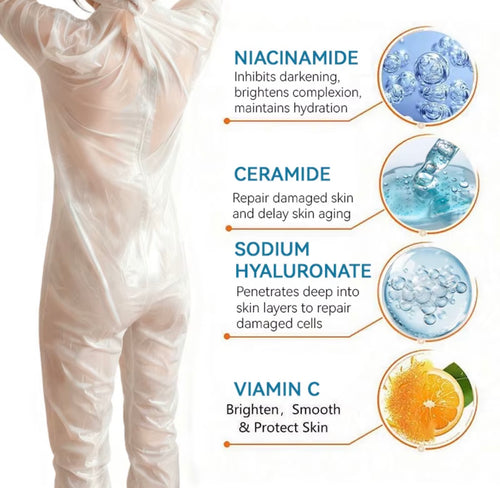 Niacinamide ceramide sodium hyaluronate and vitamin C ingredients