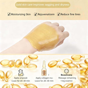 Gold Collagen Repair Treatment Kit – Deep Hydration & Anti - Aging - Beautivana