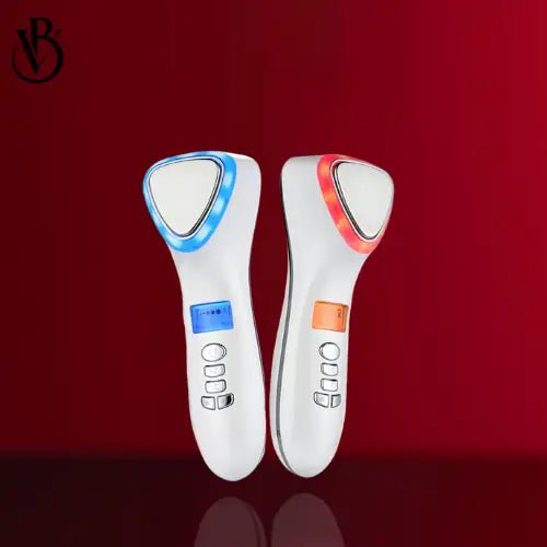 Hot & Cold Photon Facial Device – LED Light Therapy for Glowing Skin - Beautivana