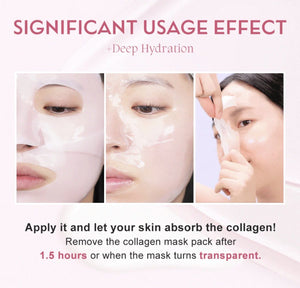 KOEC Collagen Gel Mask PDRN Pink – 4 - Pack for Hydration - Beautivana