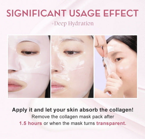 KOEC Collagen Gel Mask PDRN Pink – 4 - Pack for Hydration - Beautivana