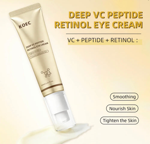 KOEC Deep VC Peptide Retinol Eye Cream smoothing and nourishing care