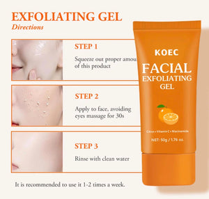 How to use KOEC Facial Exfoliating Gel