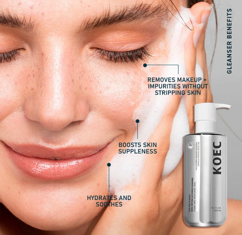 KOEC glycerin cleanser cleansing and hydration benefits