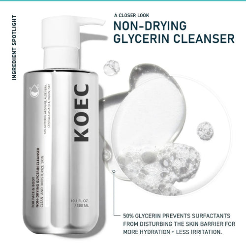 KOEC glycerin cleanser ingredient spotlight