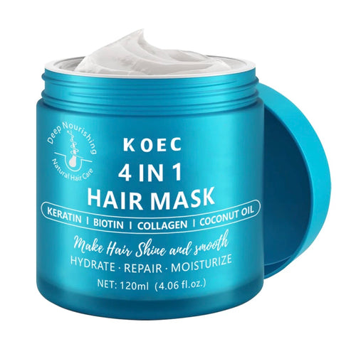KOEC 4 in 1 Hair Mask 120 ml open jar