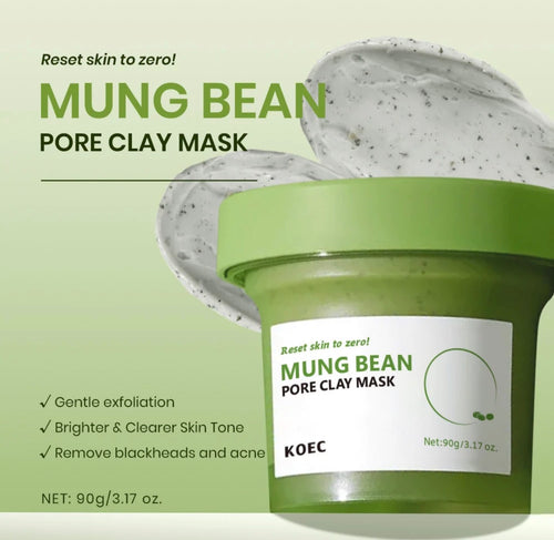 KOEC Mung Bean Pore Clay Mask texture and benefits